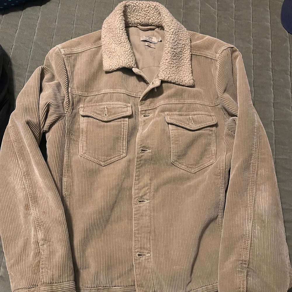 Topman ran cord Sherpa jacket M